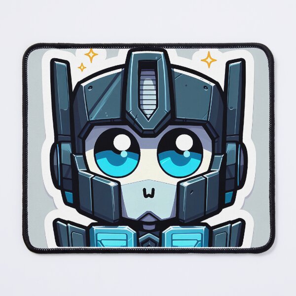 Item preview, Futuristic Mech Head Emblem designed and sold by moba--mania.