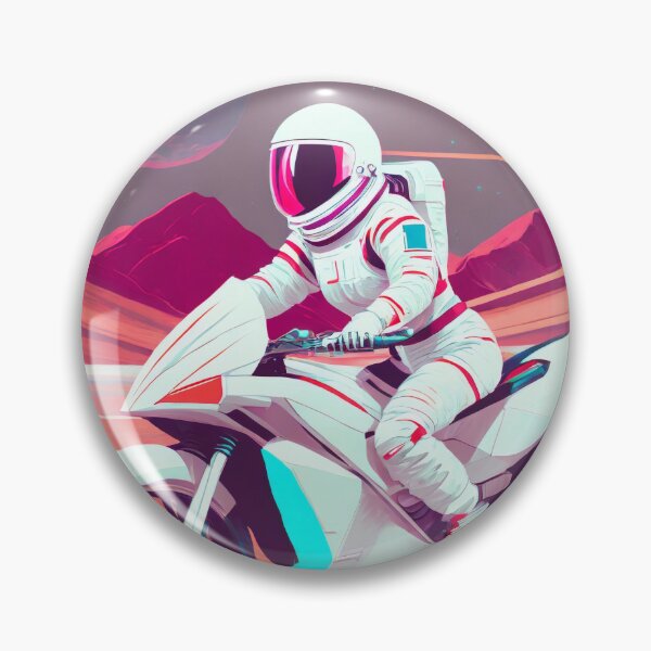 Item preview, Space Racer on a motorbike designed and sold by BADESIGNZZ.