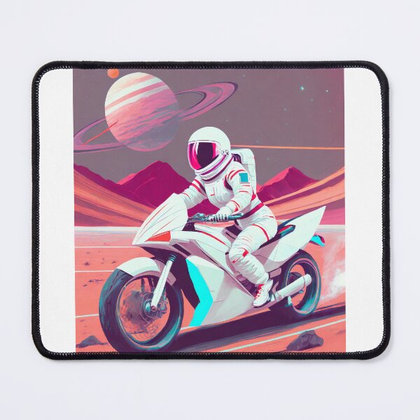 Item preview, Space Racer on a motorbike designed and sold by BADESIGNZZ.