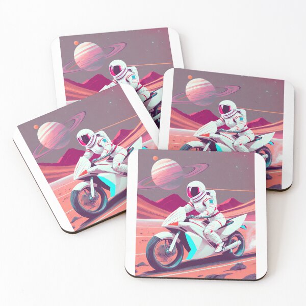 Item preview, Space Racer on a motorbike designed and sold by BADESIGNZZ.