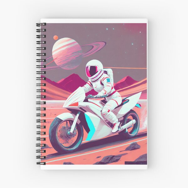 Item preview, Space Racer on a motorbike designed and sold by BADESIGNZZ.