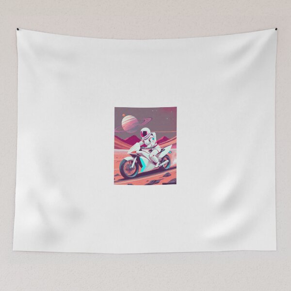 Item preview, Space Racer on a motorbike designed and sold by BADESIGNZZ.