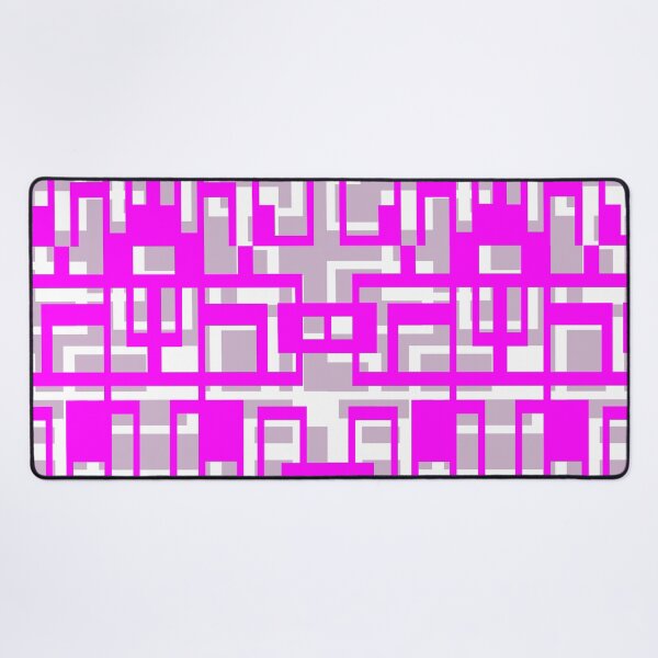 Item preview, Geometric Shapes Pattern Lilac-Pink White Cut Out designed and sold by taiche.