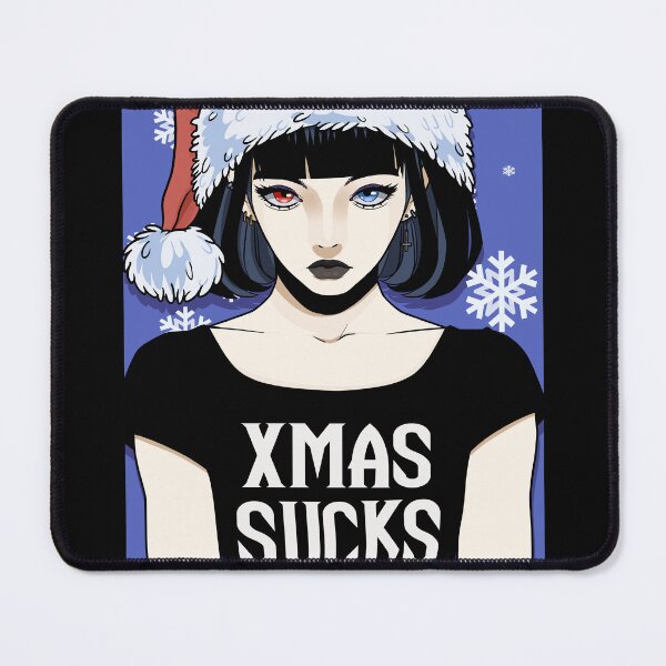 Item preview, Goth Girl Xmas Sucks Anti Christmas Funny designed and sold by Nosek1ng.
