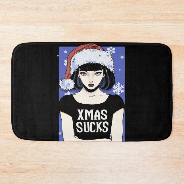 Item preview, Goth Girl Xmas Sucks Anti Christmas Funny designed and sold by Nosek1ng.