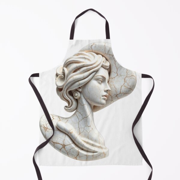 Item preview, white marble female statue woman designed and sold by Creative88Art.