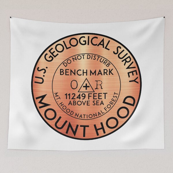 Item preview, Mount Hood Benchmark Bench Mark National Forest Cascade Range Cascades designed and sold by DESTINATIONS DECAL.