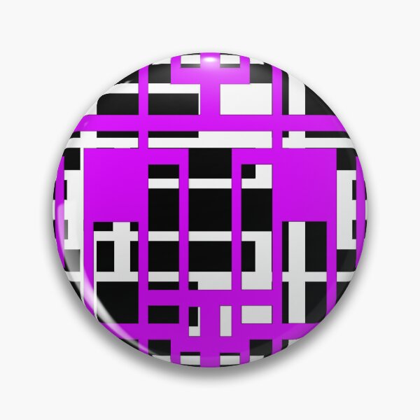 Item preview, Geometric Shapes Pattern Lilac-Pink White Black Background designed and sold by taiche.