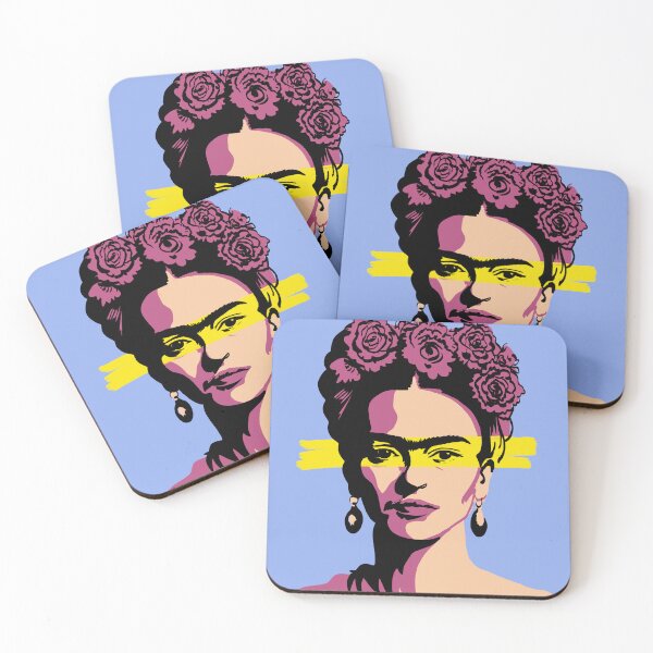 Item preview, Frida khalo pink yellow punk designed and sold by NAAY.