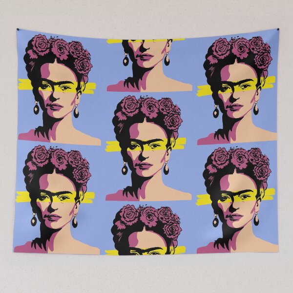 Item preview, Frida khalo pink yellow punk designed and sold by NAAY.