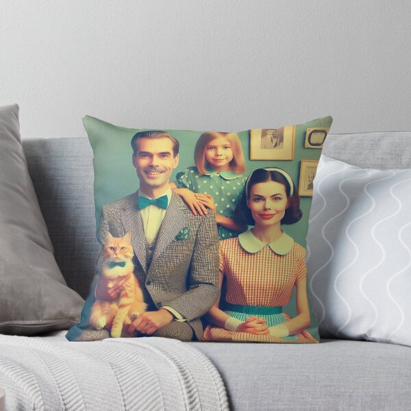 Item preview, Quirky family picture with cat - vintage designed and sold by Silbays.