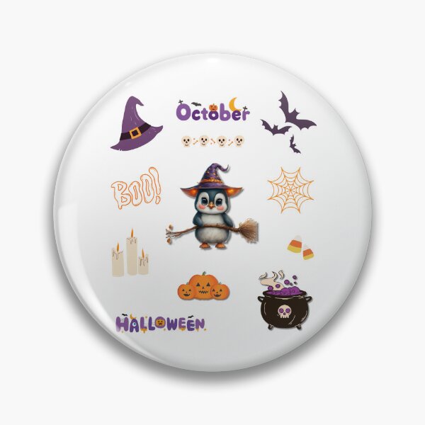 Item preview, Spooky Season - Halloween Set by Penguin Archives Co.  designed and sold by penguinarchives.