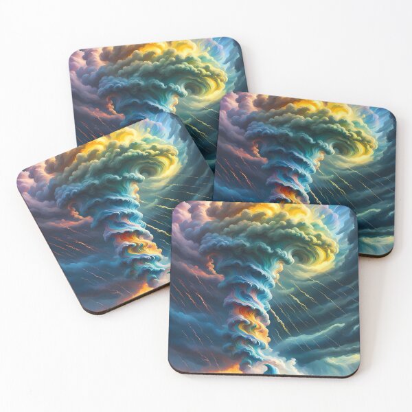 Item preview, Tornado colorido, arte generado por IA designed and sold by ACC .