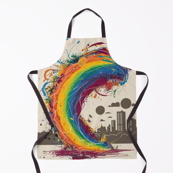 Item preview, Abstract Rainbow Wave designed and sold by whitecat23.