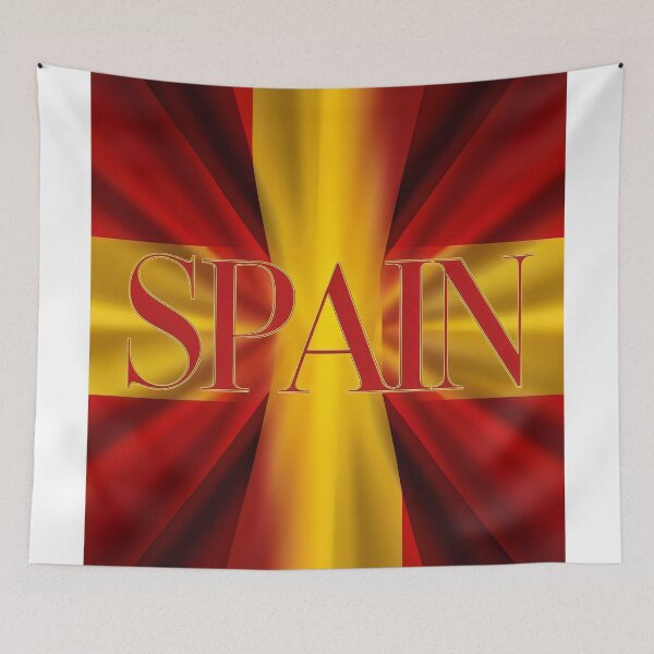 Artikelvorschau, Flagge Spaniens. entworfen und verkauft von MyHappyArtShop.