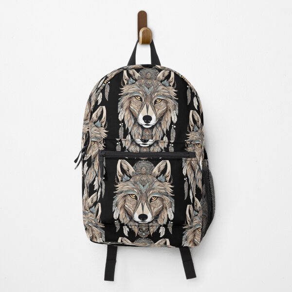 Item preview, Portrait wolf tribal, mystic anda majestic designed and sold by KolorellaS.