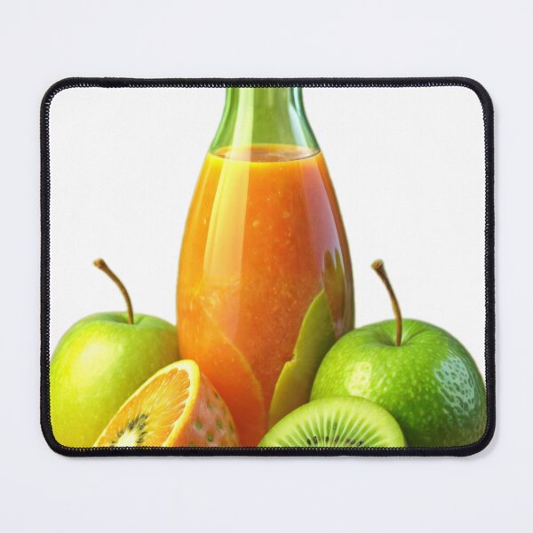 Item preview, vibrant fruits set with bottle designed and sold by Creative88Art.