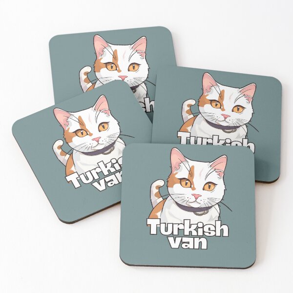 Item preview, Cat (Turkish van)  illustration designed and sold by lost-artbrush.