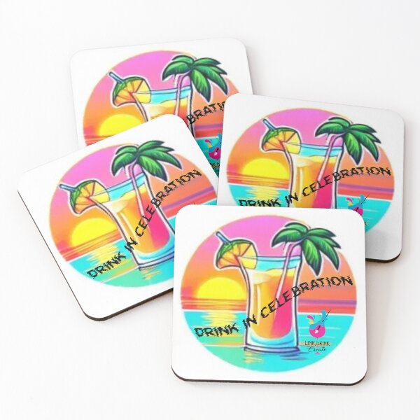 Item preview, Drink in celebration - Tropical designed and sold by Link, Drink & Create Paint n Purchase.