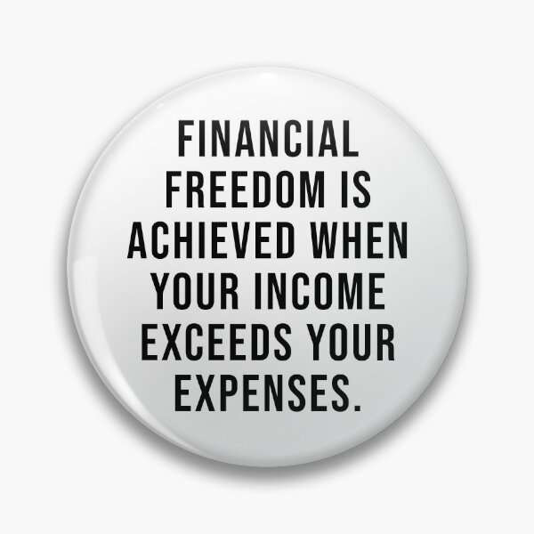 Item preview, Financial Freedom Quote designed and sold by SoulQuot.