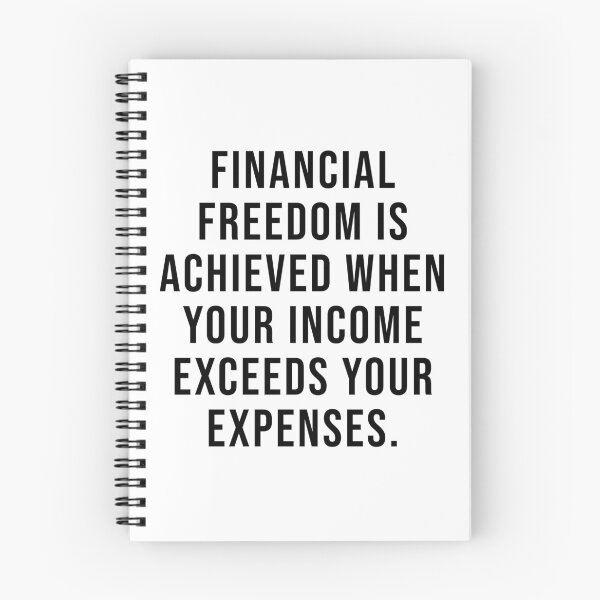 Item preview, Financial Freedom Quote designed and sold by SoulQuot.