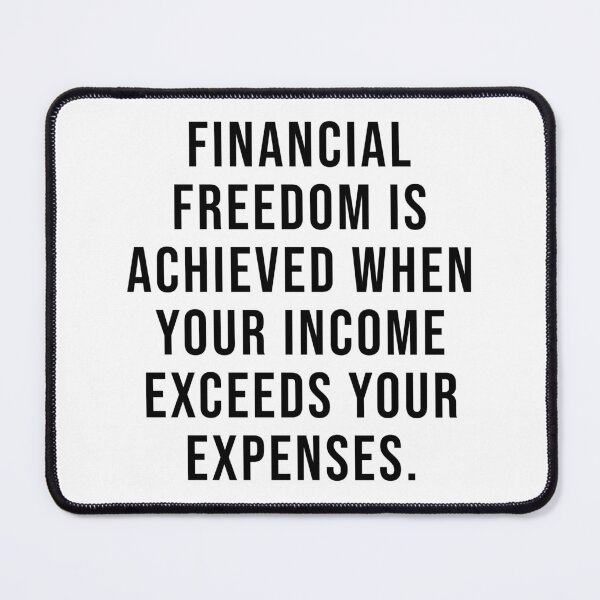 Item preview, Financial Freedom Quote designed and sold by SoulQuot.