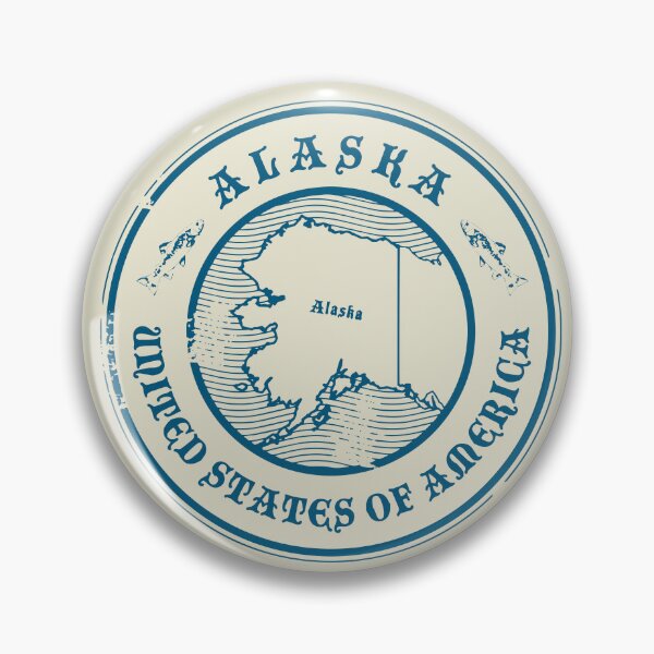 Item preview, Alaska postage ink stamp, Alaska, USA designed and sold by studio838.