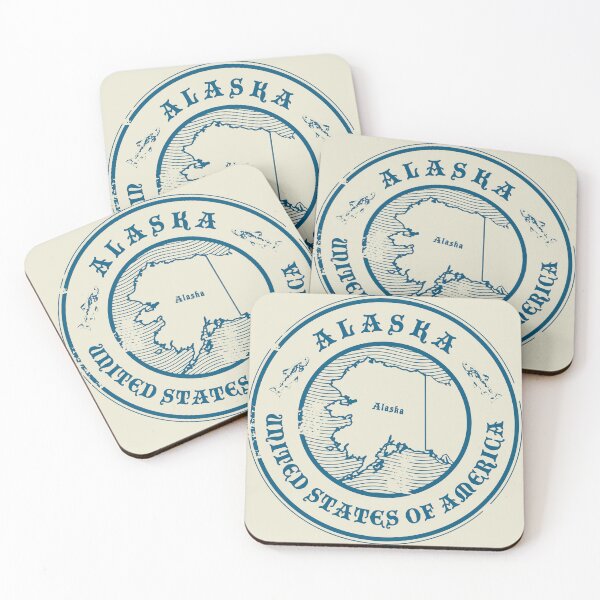 Item preview, Alaska postage ink stamp, Alaska, USA designed and sold by studio838.