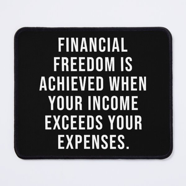 Item preview, Financial Freedom Quote designed and sold by SoulQuot.