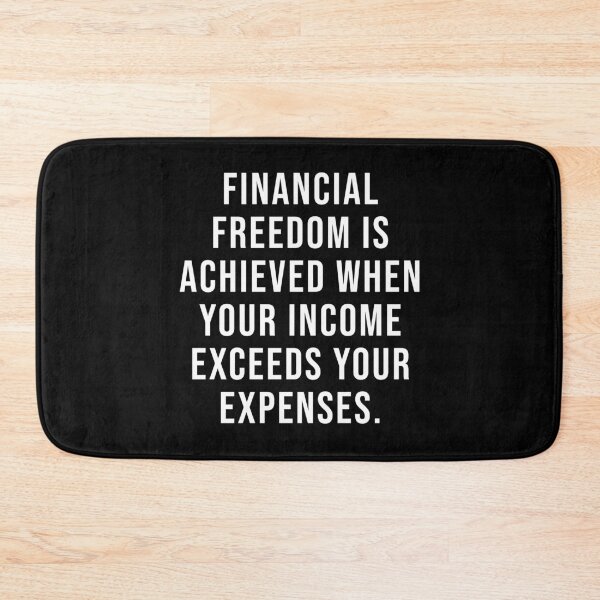 Item preview, Financial Freedom Quote designed and sold by SoulQuot.