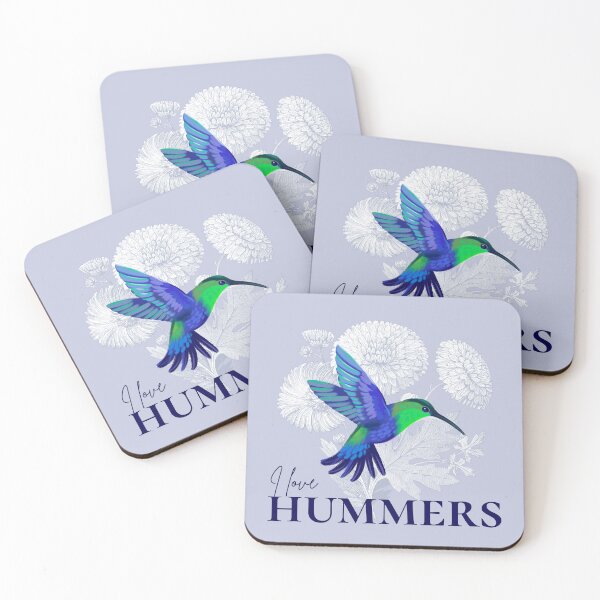 Item preview, I love Hummers - Hummingbird Colibri Floral  designed and sold by Ivanapcm.
