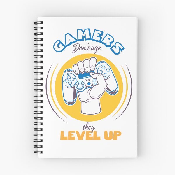 Artikelvorschau, Gamer altern nicht, sie steigen im Level auf. Lustiges Zitat aus dem epischen Universum entworfen und verkauft von REDDLINE.