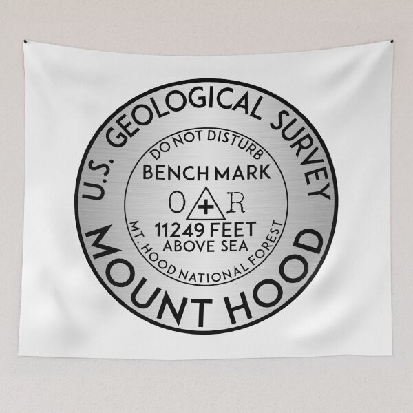 Item preview, Mount Hood Benchmark Bench Mark National Forest Cascade Range Cascades 2 designed and sold by DESTINATIONS DECAL.