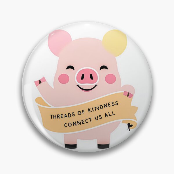 Item preview, Threads of Kindness Pig - Charlotte’s Web Inspired designed and sold by MilicaT.