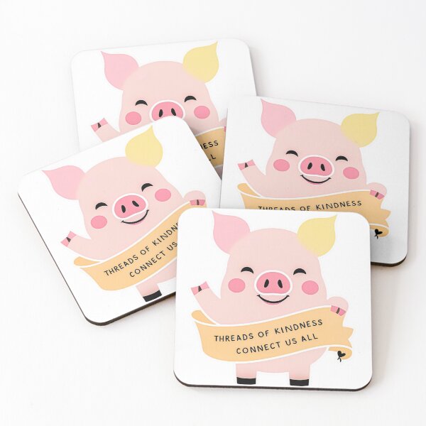 Item preview, Threads of Kindness Pig - Charlotte’s Web Inspired designed and sold by MilicaT.
