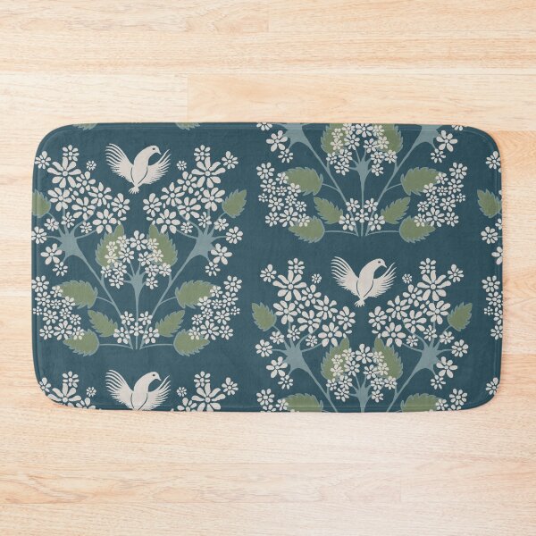Item preview, Peaceful Dove Illustration Surrounded by Cumin Flowers designed and sold by daniela-rus.