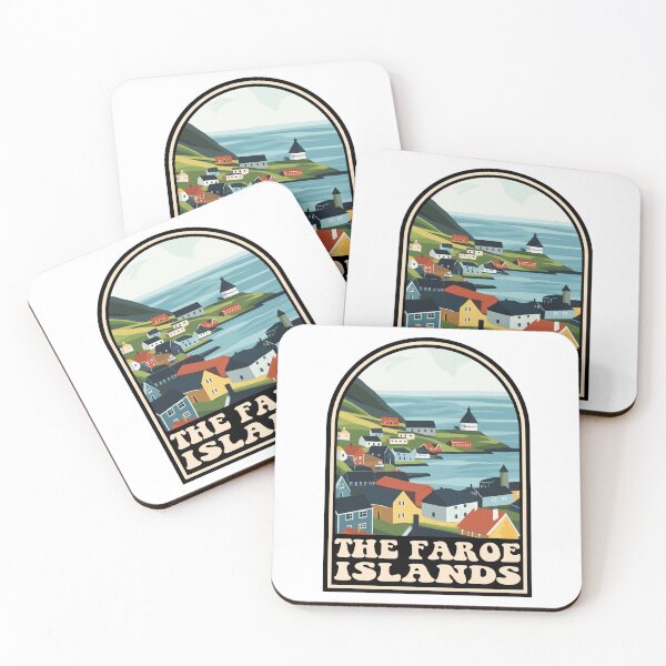 Item preview, The Faroe Islands Retro Travel Denmark Souvenir designed and sold by JackCurtis1991.
