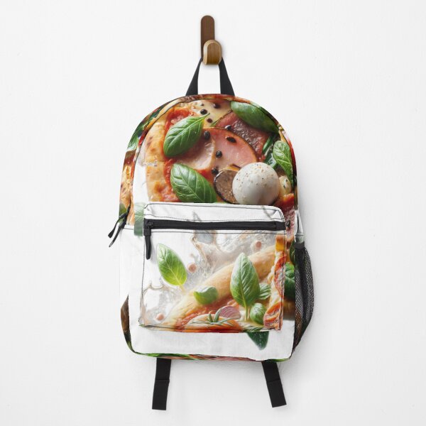 Item preview, pizza design with fresh ingredients & water splash designed and sold by Creative88Art.