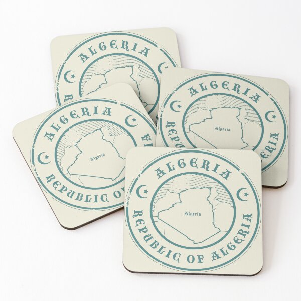 Item preview, Algeria postage ink stamp, Republic of Algeria designed and sold by studio838.