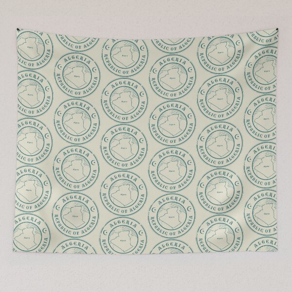 Item preview, Algeria postage ink stamp, Republic of Algeria designed and sold by studio838.