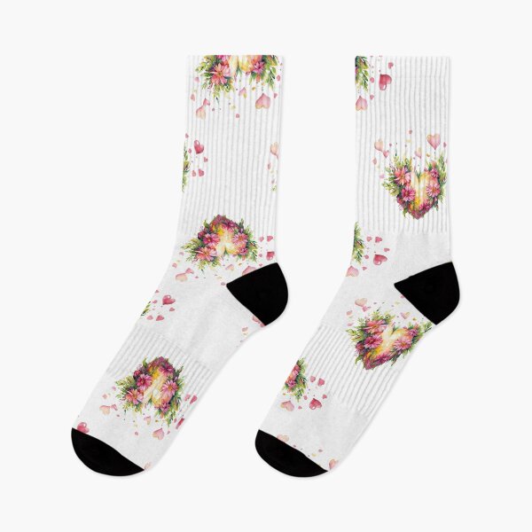 Item preview, Watercolor heart seamless pattern designed and sold by Diavers-store.