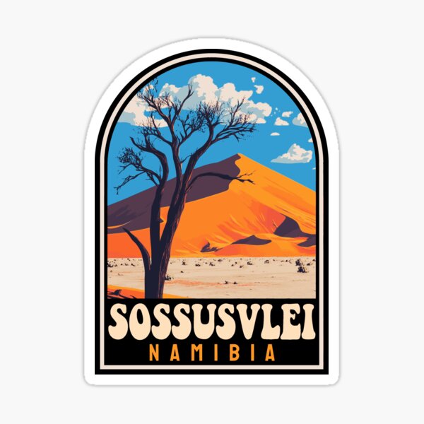 Item preview, Sossusvlei Namibia Dunes Retro Travel designed and sold by JackCurtis1991.