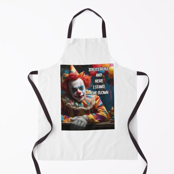Item preview, Idiots rule, and here I stand, the clown designed and sold by Shikrolao.