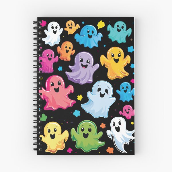 Item preview, Halloween Pattern with Cute Boo designed and sold by Design Quill  Studio.