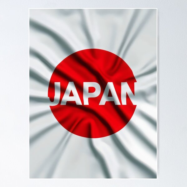 Item preview, Japan flag. designed and sold by MyHappyArtShop.