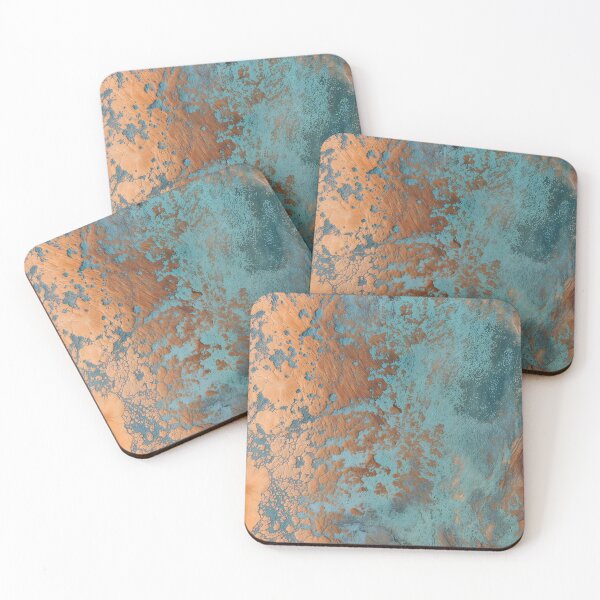 Item preview, Tarnished in Teal and Copper Rust designed and sold by meggydesigns.