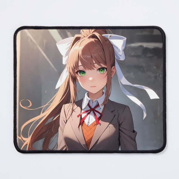 Item preview, Monika - Doki Doki Literature Club Fanart designed and sold by iloveanimechibi.