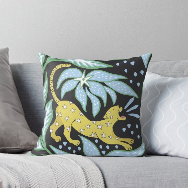 Item preview, Roaring leopard at night designed and sold by vivdesign.