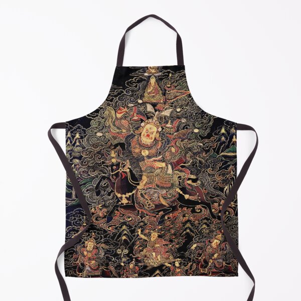 Item preview, Mandala 206 Worldly Protector Buddhist Tsangpa Karpo 1600s designed and sold by GuyBlank.