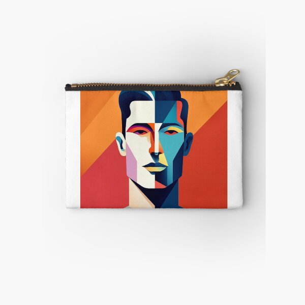 Item preview, Colorful geometric face designed and sold by BysonDesigns.